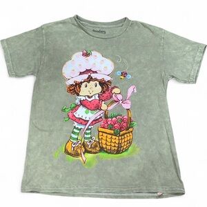 Strawberry Shortcake Tee - Olive Green